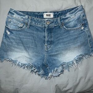 Paige Jeans Distressed Cutoff Buttonfly Emmitt Shorts size 26